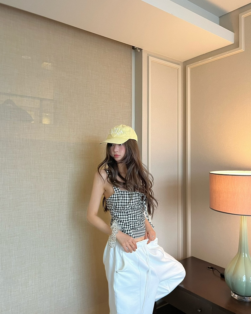 LOVE PULL韓國直郵女士新品職業26春夏時尚真品吊帶背心LOVE PULL吊帶/背心