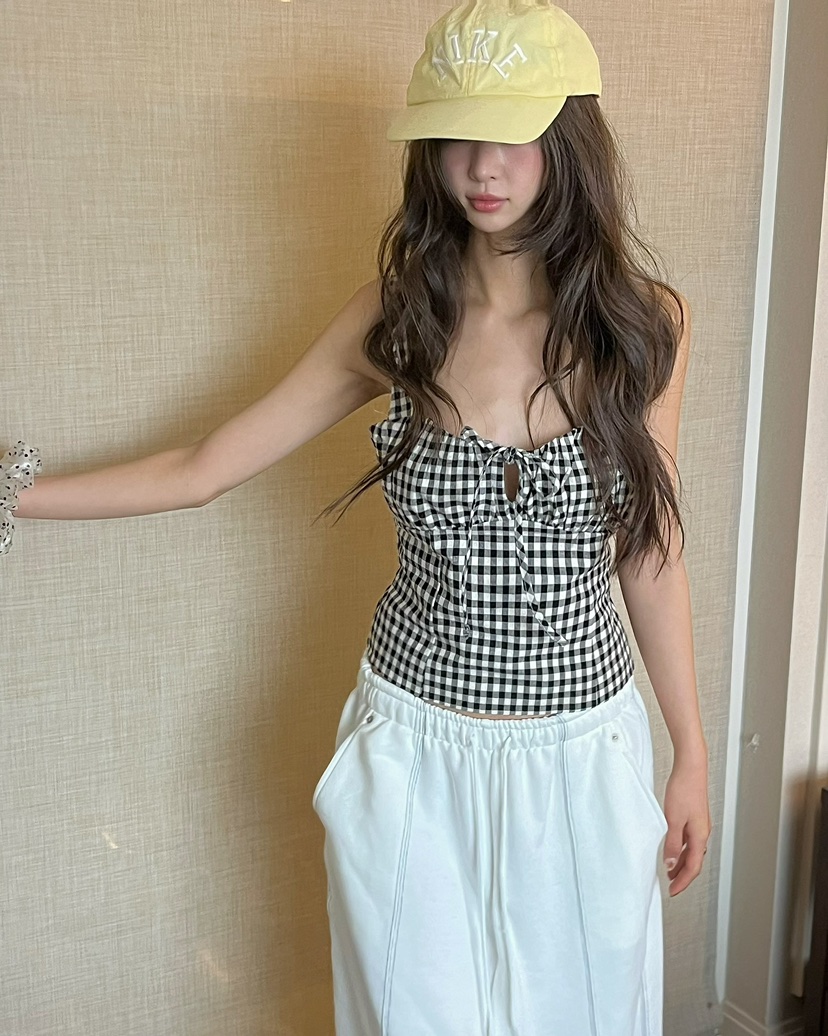 LOVE PULL韓國直郵女士新品職業26春夏時尚真品吊帶背心LOVE PULL吊帶/背心