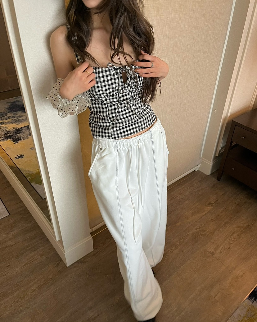 LOVE PULL韓國直郵女士新品職業26春夏時尚真品吊帶背心LOVE PULL吊帶/背心