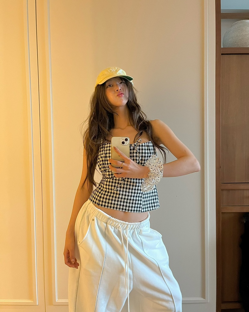 LOVE PULL韓國直郵女士新品職業26春夏時尚真品吊帶背心LOVE PULL吊帶/背心