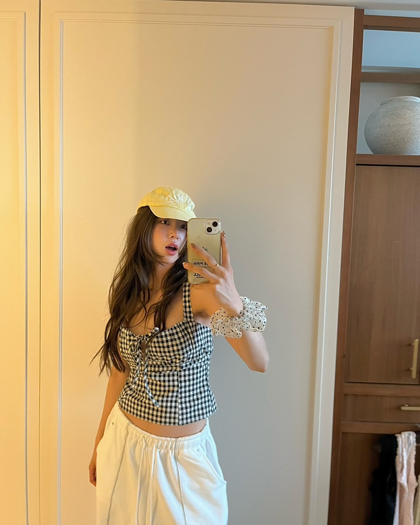 LOVE PULL韓國直郵女士新品職業26春夏時尚真品吊帶背心LOVE PULL吊帶/背心