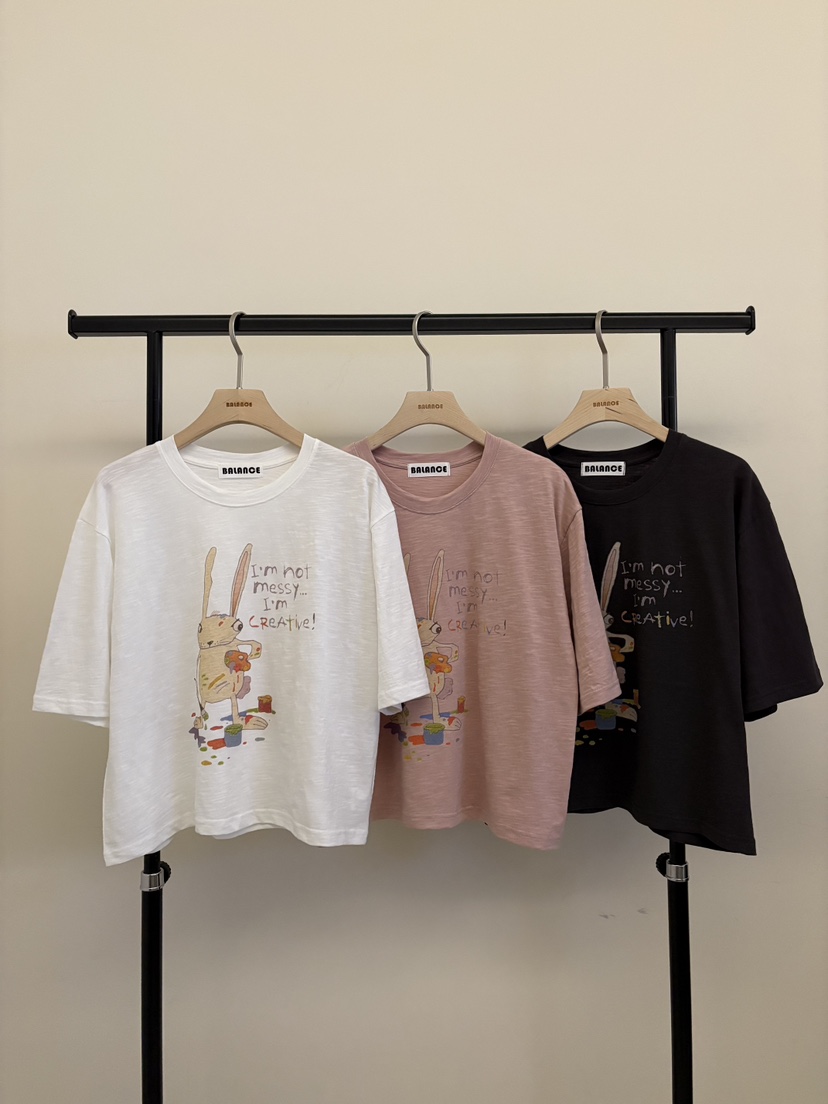 BALANCE韓國代購女士新款26春夏真品職業休閑人氣時尚T恤BALANCET恤