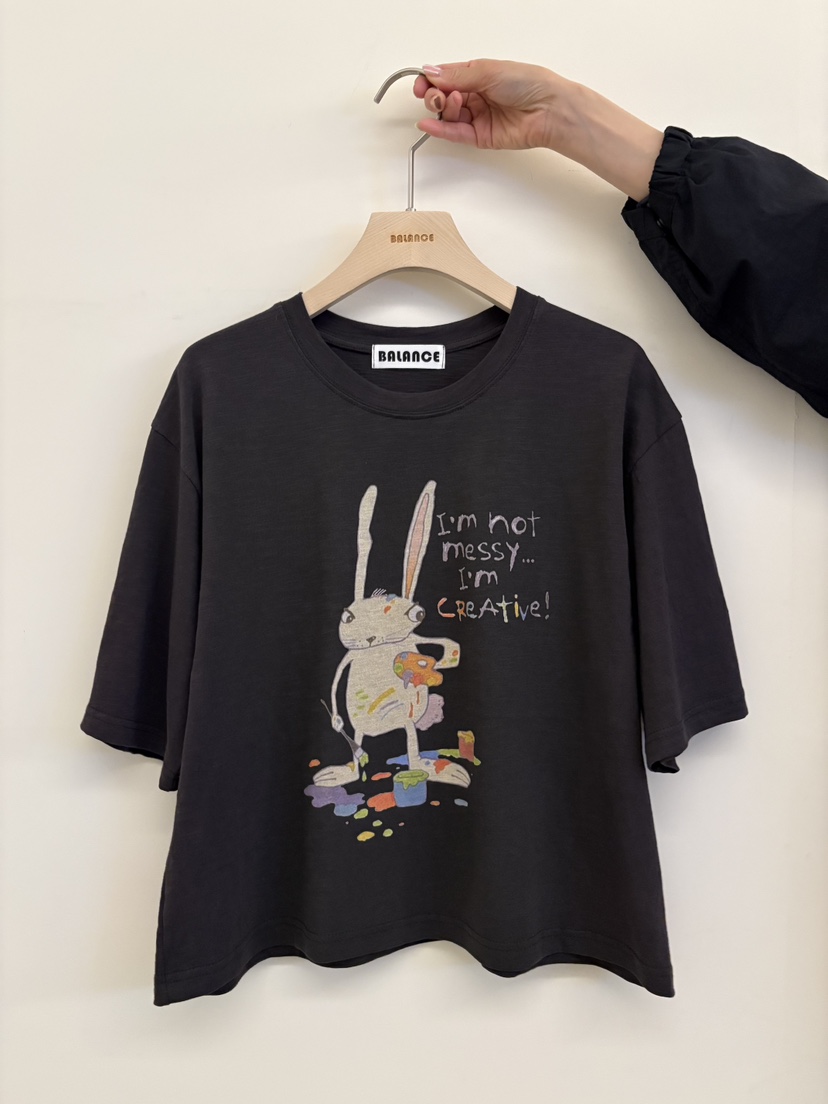 BALANCE韓國代購女士新款26春夏真品職業休閑人氣時尚T恤BALANCET恤圖色3