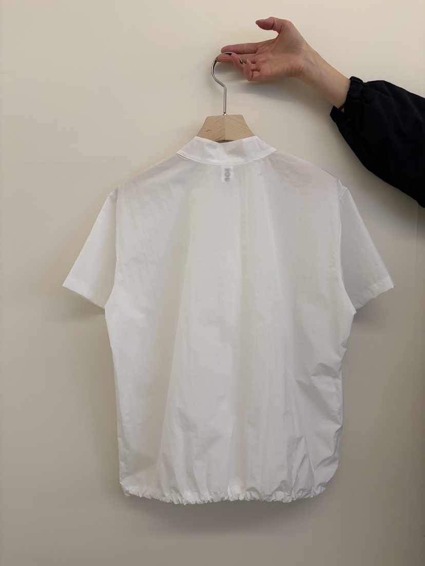 BALANCE韓國直郵女裝新品真品職業時尚26春夏襯衫蕾絲衫拉鏈BALANCE襯衫/蕾絲衫