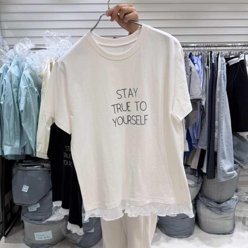 BRICKLANE東大門代購女士新款人氣26春夏熱賣時尚休閑T恤BRICKLANET恤圖色2