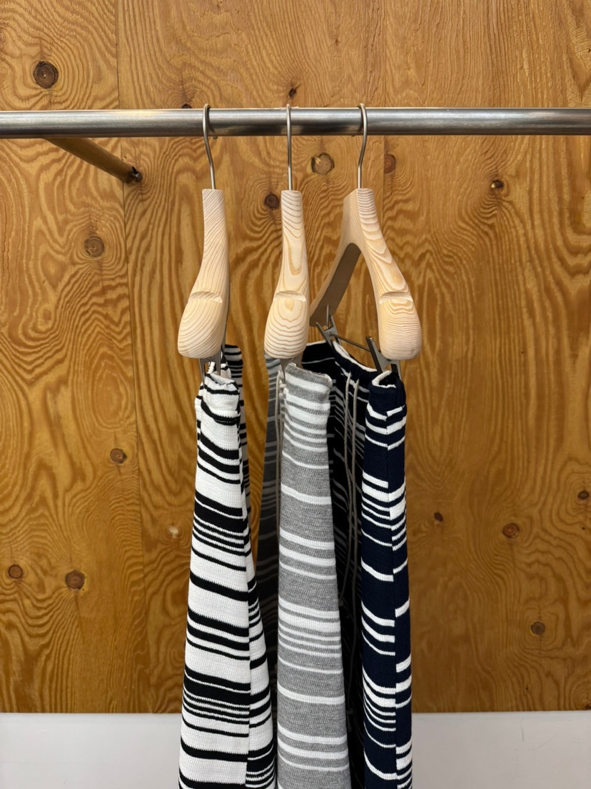 PROJECTVIEW韓國直郵女裝新款職業休閑26春夏推薦長裙條紋PROJECTVIEW長裙