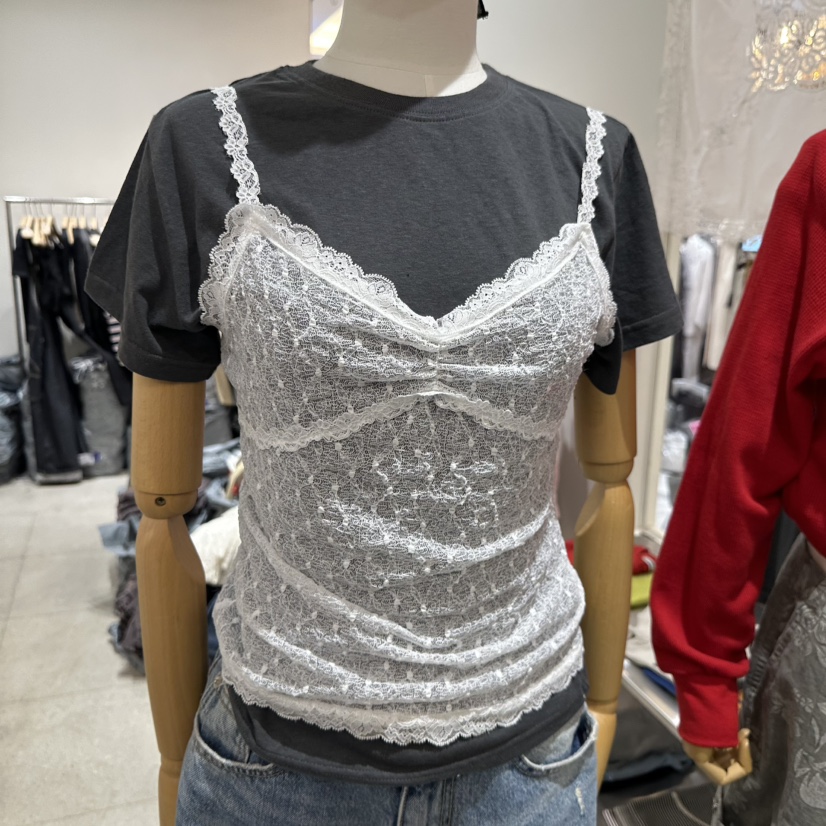 SUNDER MARKET東大門實拍女裝新款人氣真品熱賣吊帶背心SUNDER MARKET吊帶/背心圖色2