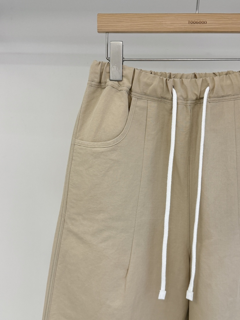 TOOGOOD韓國直郵女裝新品職業時尚推薦人氣休閑褲闊腿褲亞麻TOOGOOD休閑褲