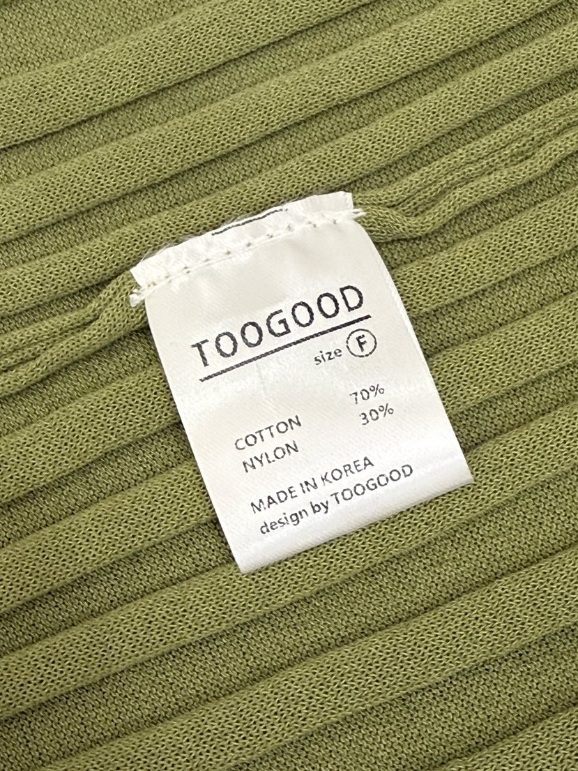 TOOGOOD東大門實拍女裝新款推薦人氣熱賣休閑26春夏針織衫羅紋TOOGOOD針織衫
