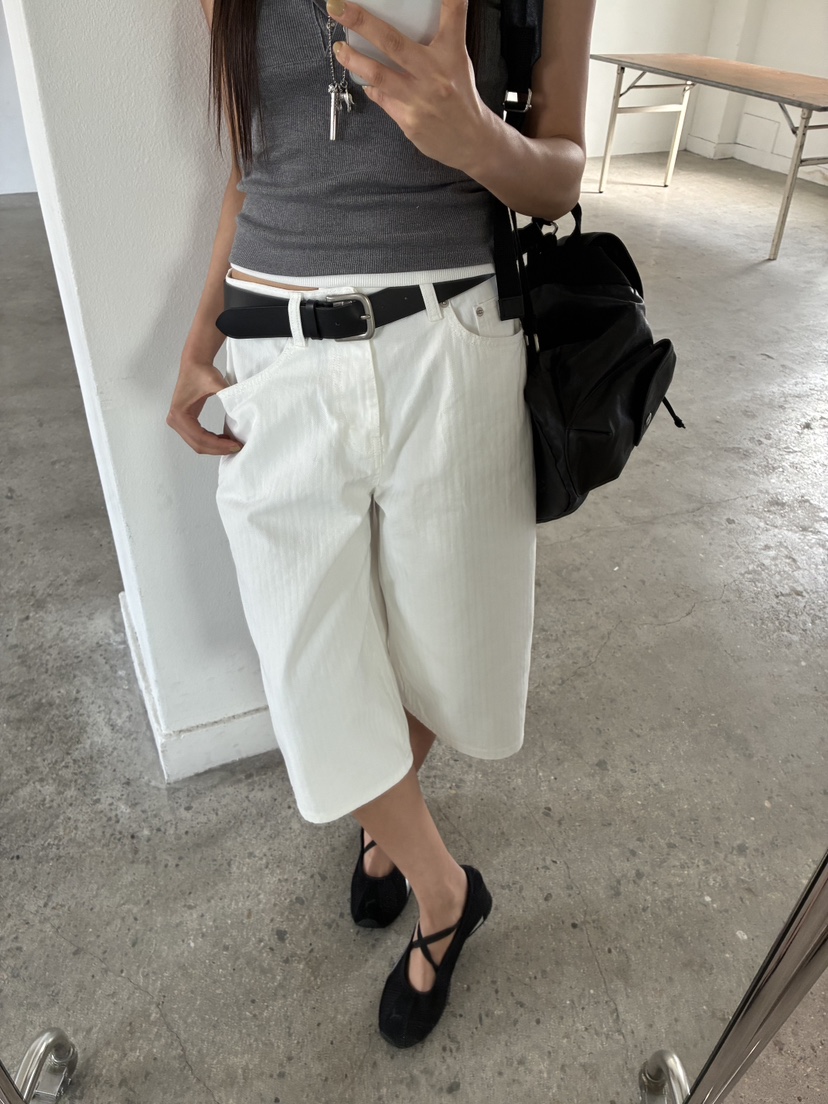 ACME東大門直郵女裝新品人氣26春夏真品推薦時尚短褲人字紋ACME短褲