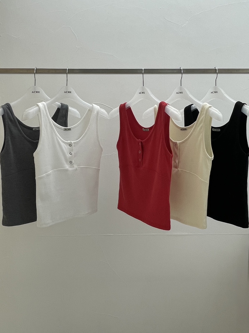 ACME東大門代購女裝新款人氣職業熱賣26春夏休閑吊帶背心ACME吊帶/背心