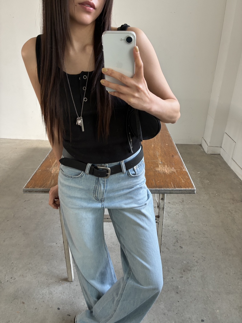 ACME東大門代購女裝新款人氣職業熱賣26春夏休閑吊帶背心ACME吊帶/背心