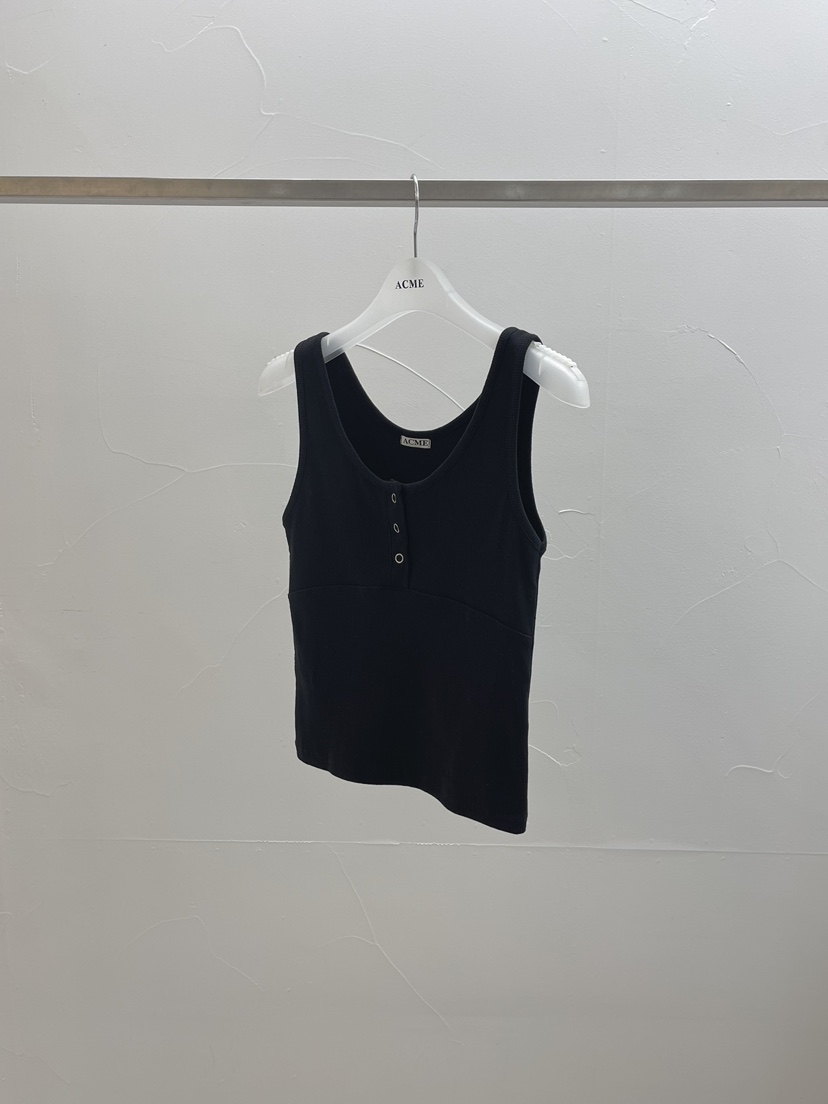 ACME東大門代購女裝新款人氣職業熱賣26春夏休閑吊帶背心ACME吊帶/背心圖色3黑色