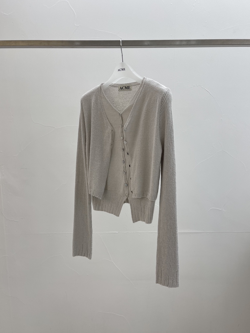 ACME東大門實拍女裝新款26春夏休閑熱賣職業真品時尚針織衫ACME針織衫圖色2