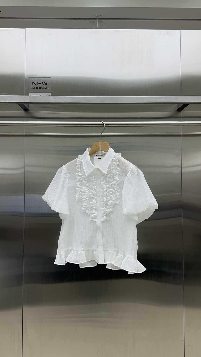 MYDRESS韓國代購女裝新品人氣26春夏休閑職業推薦襯衫蕾絲衫MYDRESS襯衫/蕾絲衫圖色1