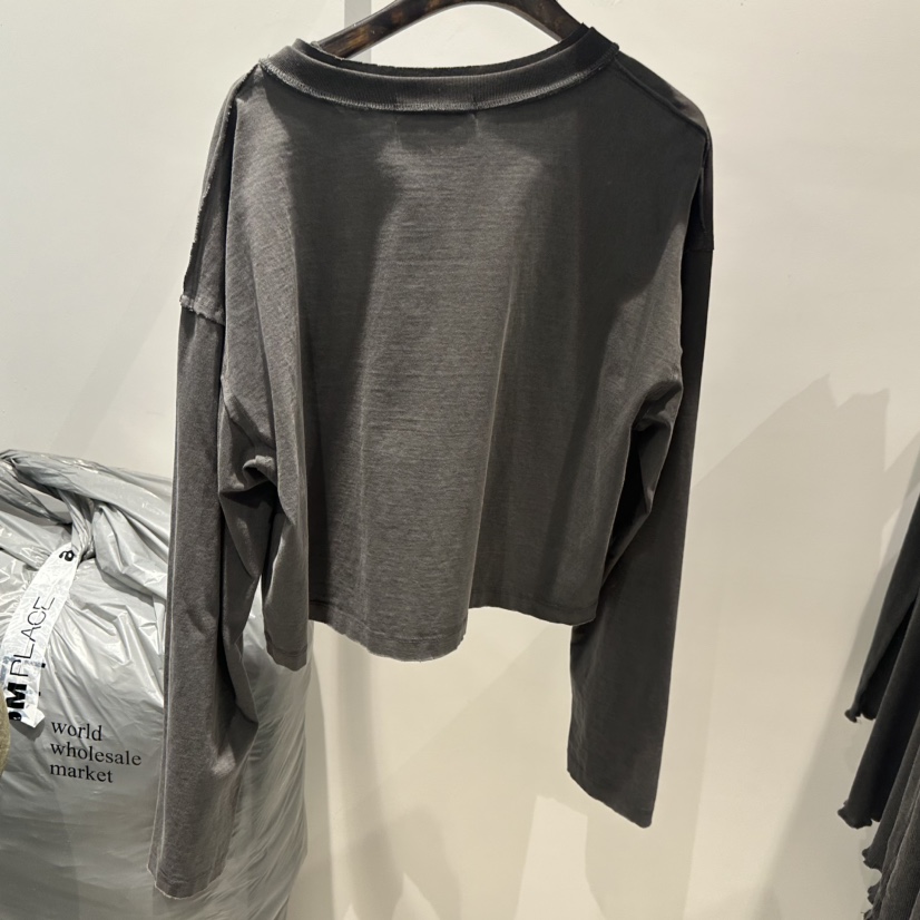 JANE BIRKIN東大門直郵女裝新款熱賣推薦長袖T恤復古開衫JANE BIRKIN設計師品牌長袖T恤