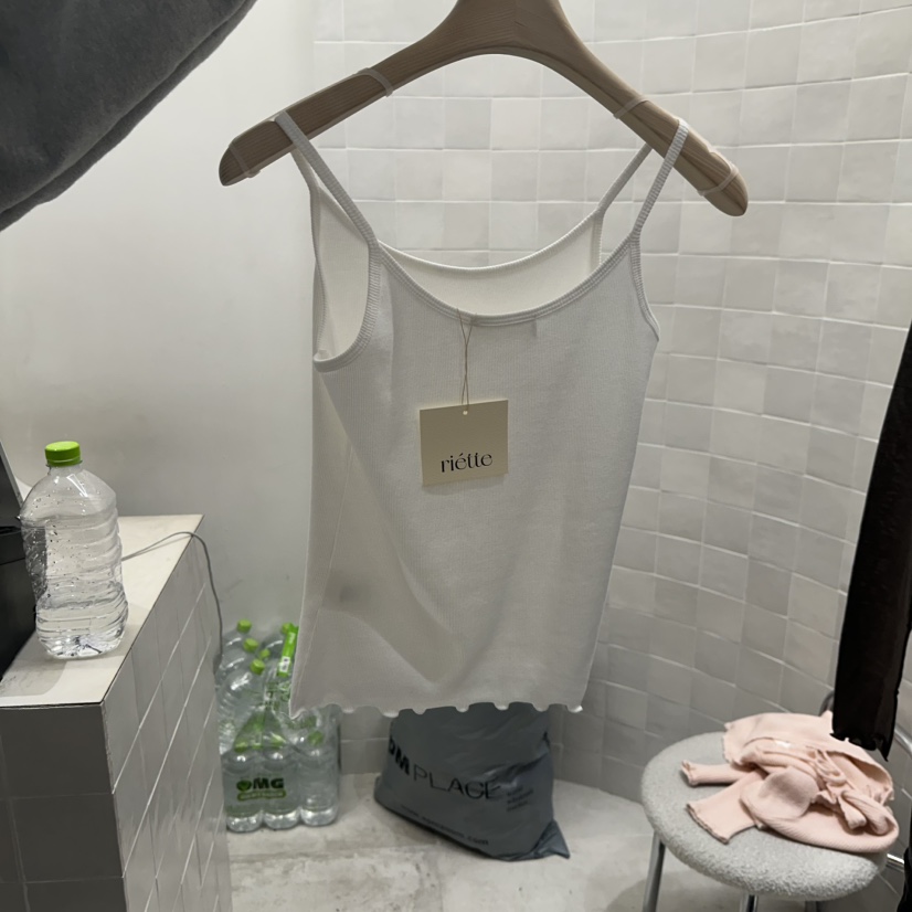 RIETTE東大門實拍女裝新款真品26春夏熱賣推薦時尚吊帶背心RIETTE吊帶/背心