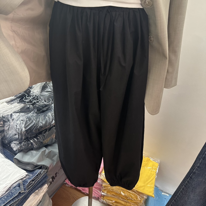 NAVE韓國代購女裝新品26春夏休閑熱賣人氣真品推薦休閑褲NAVE休閑褲圖色2黑色