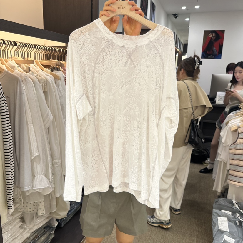 BRELLIN東大門實拍女裝新款休閑職業人氣時尚26春夏長袖T恤BRELLIN長袖T恤圖色1