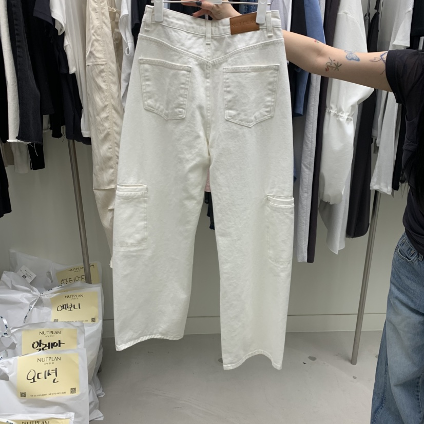 NUTPLAN韓國代購女裝新款熱賣時尚推薦人氣職業休閑牛仔褲NUTPLAN牛仔褲