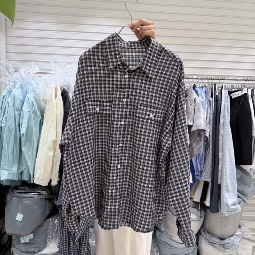 BRICKLANE東大門代購女裝新款休閑熱賣26春夏職業襯衫蕾絲衫BRICKLANE襯衫/蕾絲衫圖色2黑色