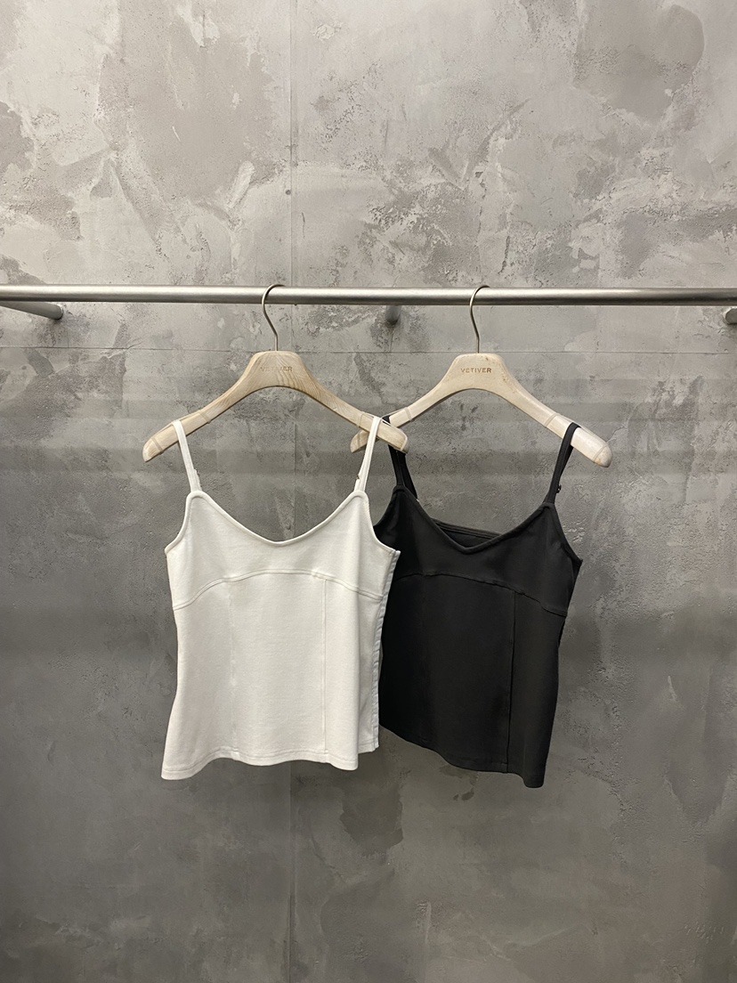 THE VETIVER-A韓國代購女裝新款時尚26春夏推薦吊帶背心VETIVER吊帶/背心圖色2左二色