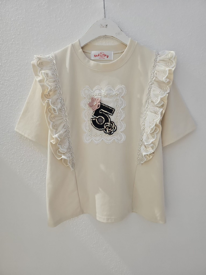 REDPIG東大門代購女裝新品真品職業推薦時尚熱賣休閑人氣T恤Red PigT恤圖色2