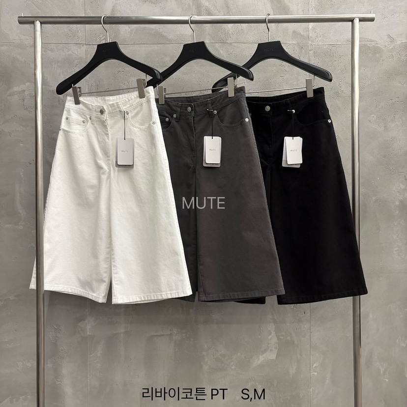 MUTE-P東大門代購女裝新款真品26春夏推薦人氣職業短褲棉MUTE短褲