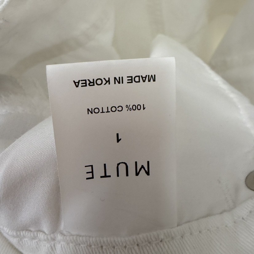 MUTE-P東大門代購女裝新款真品26春夏推薦人氣職業短褲棉MUTE短褲