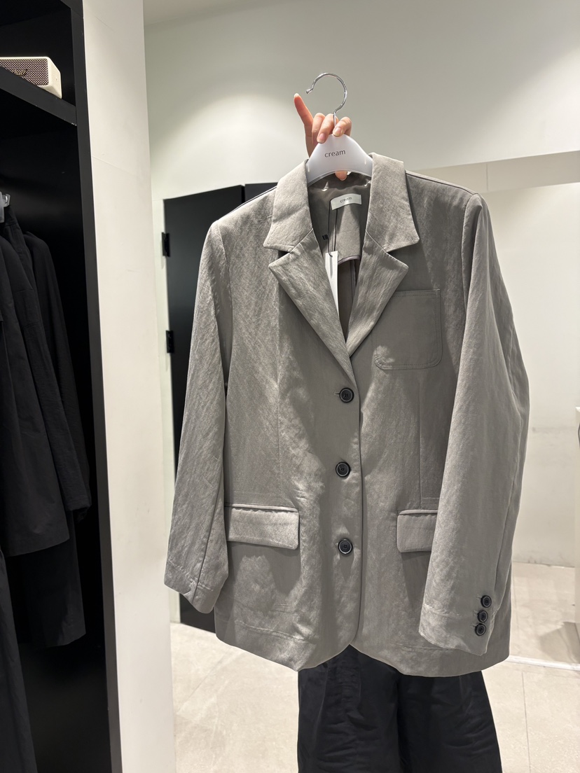 CREAM-P東大門代購女裝新款熱賣真品休閑26春夏人氣夾克CREAM-P夾克圖色3