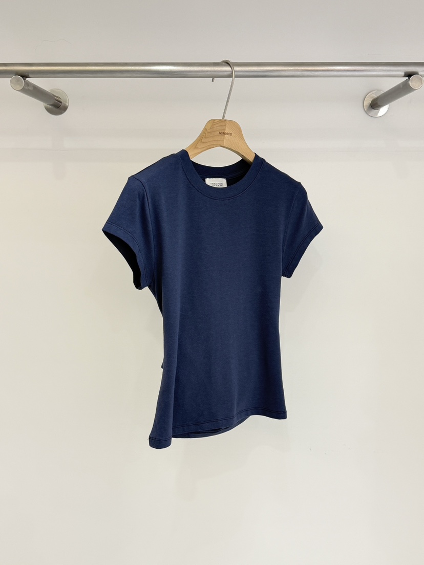 TOOGOOD韓國直郵女裝新品人氣真品休閑推薦26春夏熱賣T恤TOOGOODT恤圖色4深藍色