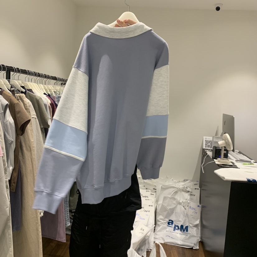 GABRIELLE東大門實拍女裝新款26春夏時尚休閑推薦衛衣撞色GABRIELLE衛衣