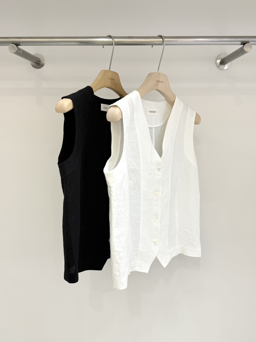 TOOGOOD韓國直郵女士新品人氣26春夏時尚熱賣休閑馬甲亞麻TOOGOOD馬甲