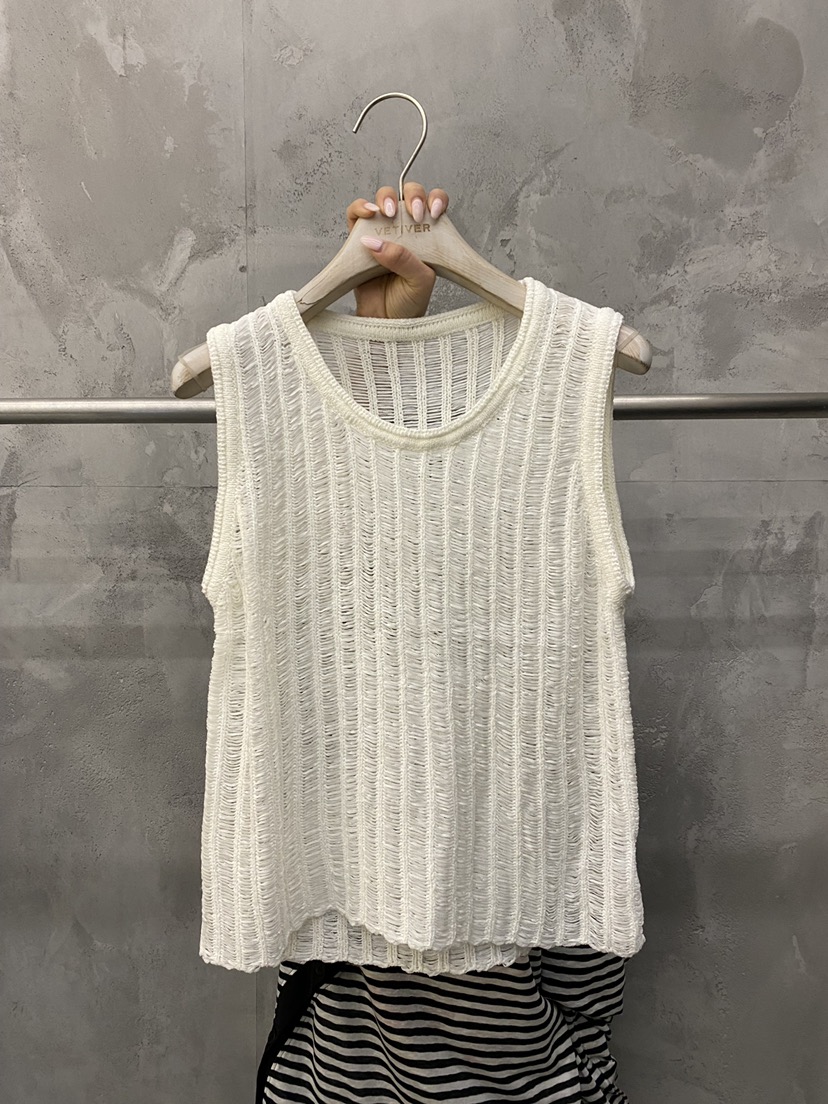 THE VETIVER-A東大門代購女裝新款休閑26春夏職業吊帶背心VETIVER吊帶/背心圖色1