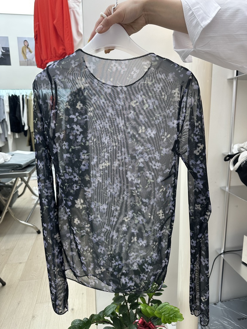 MAINT韓國代購女士新品推薦26春夏熱賣休閑襯衫蕾絲衫花朵MAINT襯衫/蕾絲衫