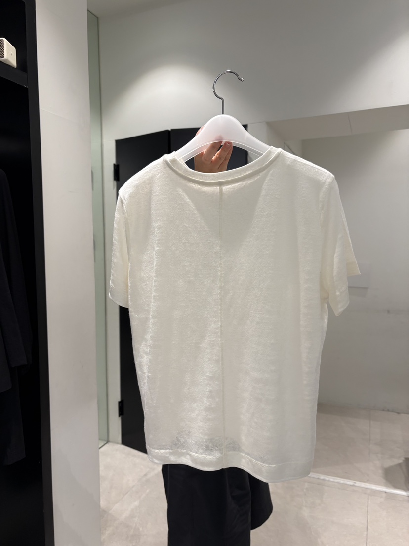 CREAM-P東大門直郵女士新品真品時尚人氣26春夏職業T恤亞麻CREAM-PT恤