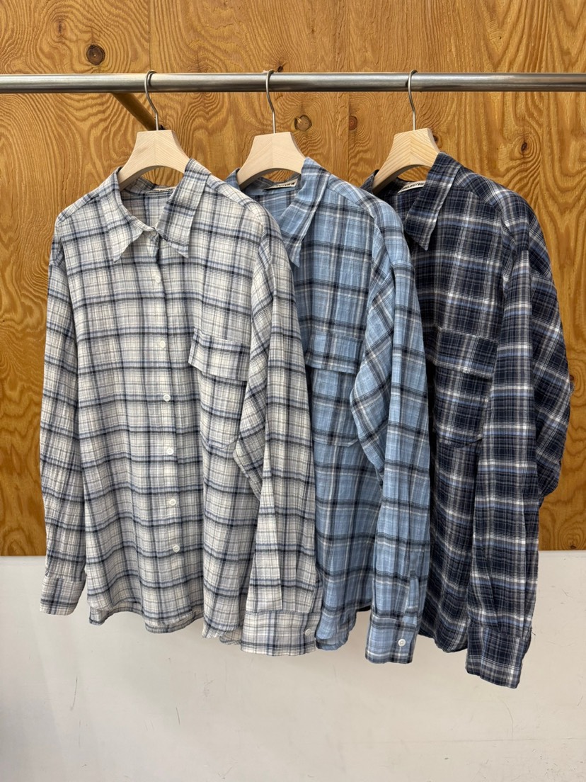 PROJECTVIEW東大門代購女裝新品職業熱賣26春夏襯衫蕾絲衫格紋PROJECTVIEW襯衫/蕾絲衫