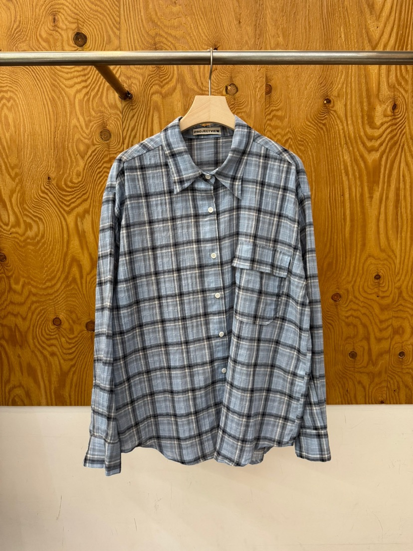 PROJECTVIEW東大門代購女裝新品職業熱賣26春夏襯衫蕾絲衫格紋PROJECTVIEW襯衫/蕾絲衫圖色2