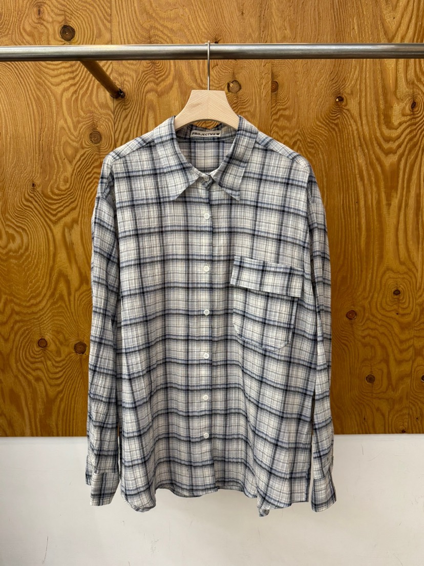 PROJECTVIEW東大門代購女裝新品職業熱賣26春夏襯衫蕾絲衫格紋PROJECTVIEW襯衫/蕾絲衫圖色3