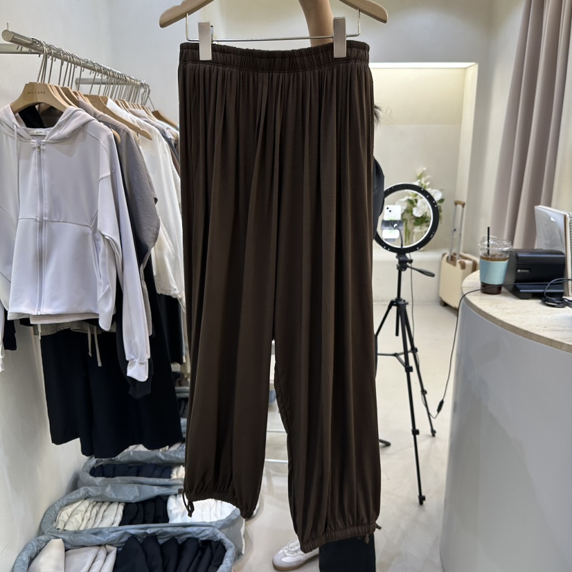 MATIERE東大門直郵女士新品休閑26春夏推薦職業時尚休閑褲MATIERE休閑褲圖色2棕色