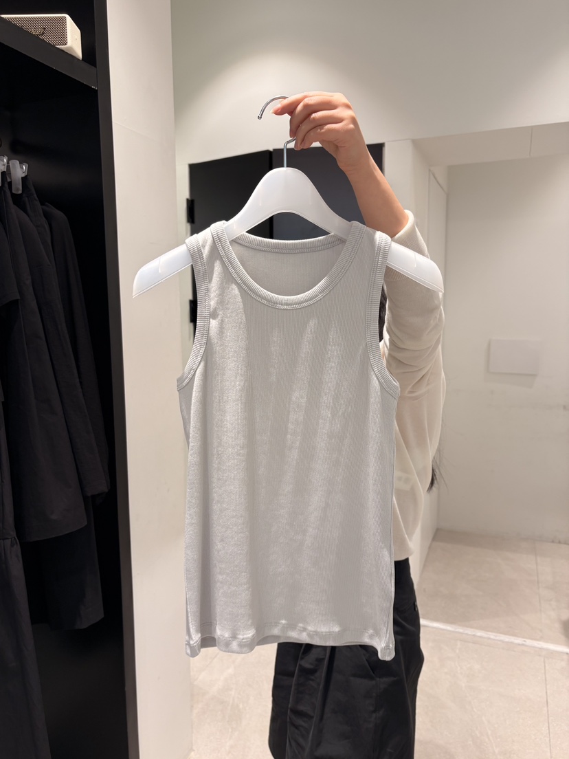 CREAM-P東大門實拍女士新品時尚熱賣人氣休閑吊帶背心羅紋CREAM-P吊帶/背心圖色4