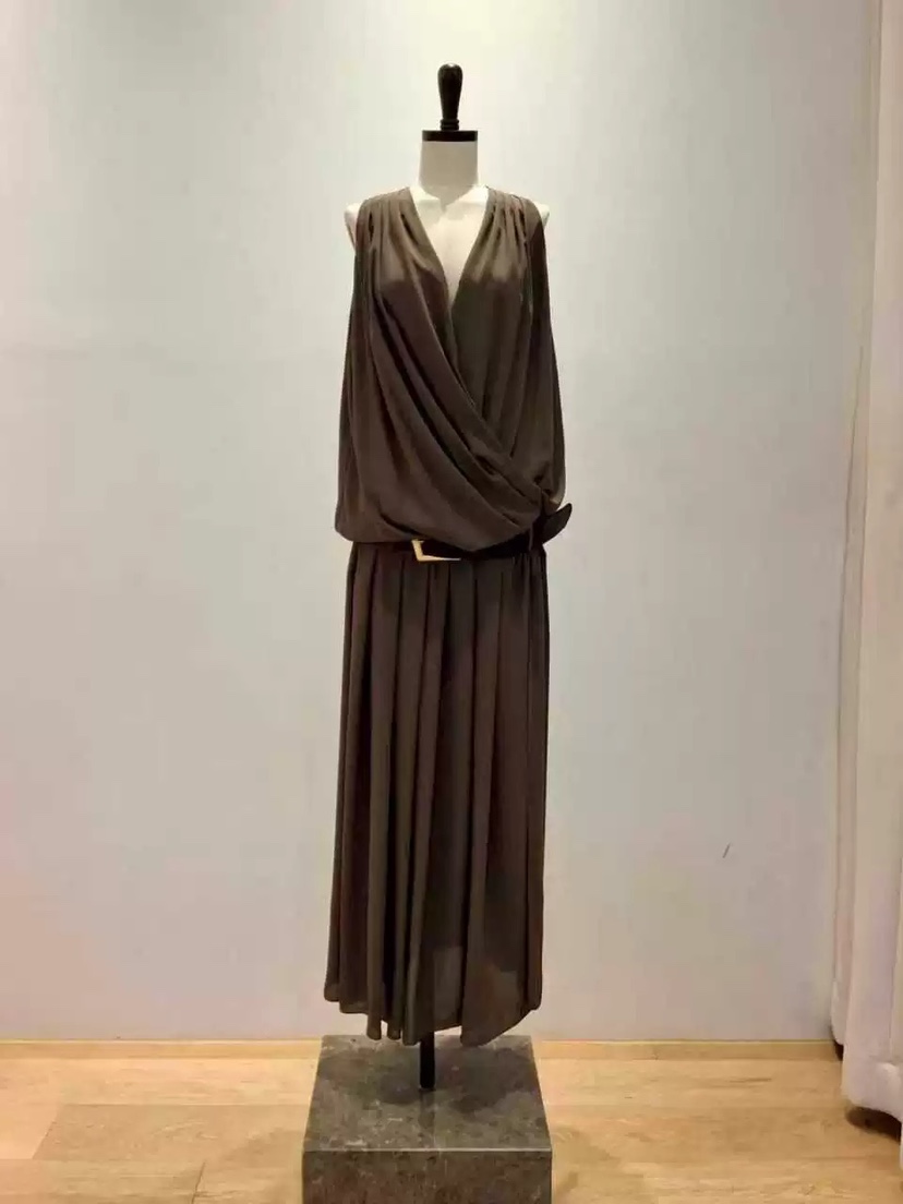 VAN NZILL韓國代購女裝新款人氣熱賣連衣裙不含腰帶系帶VAN NZILL連衣裙圖色1