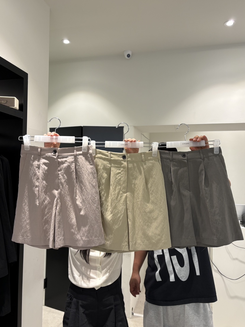 CREAM-P東大門實拍女裝新品26春夏人氣職業休閑真品短褲CREAM-P短褲