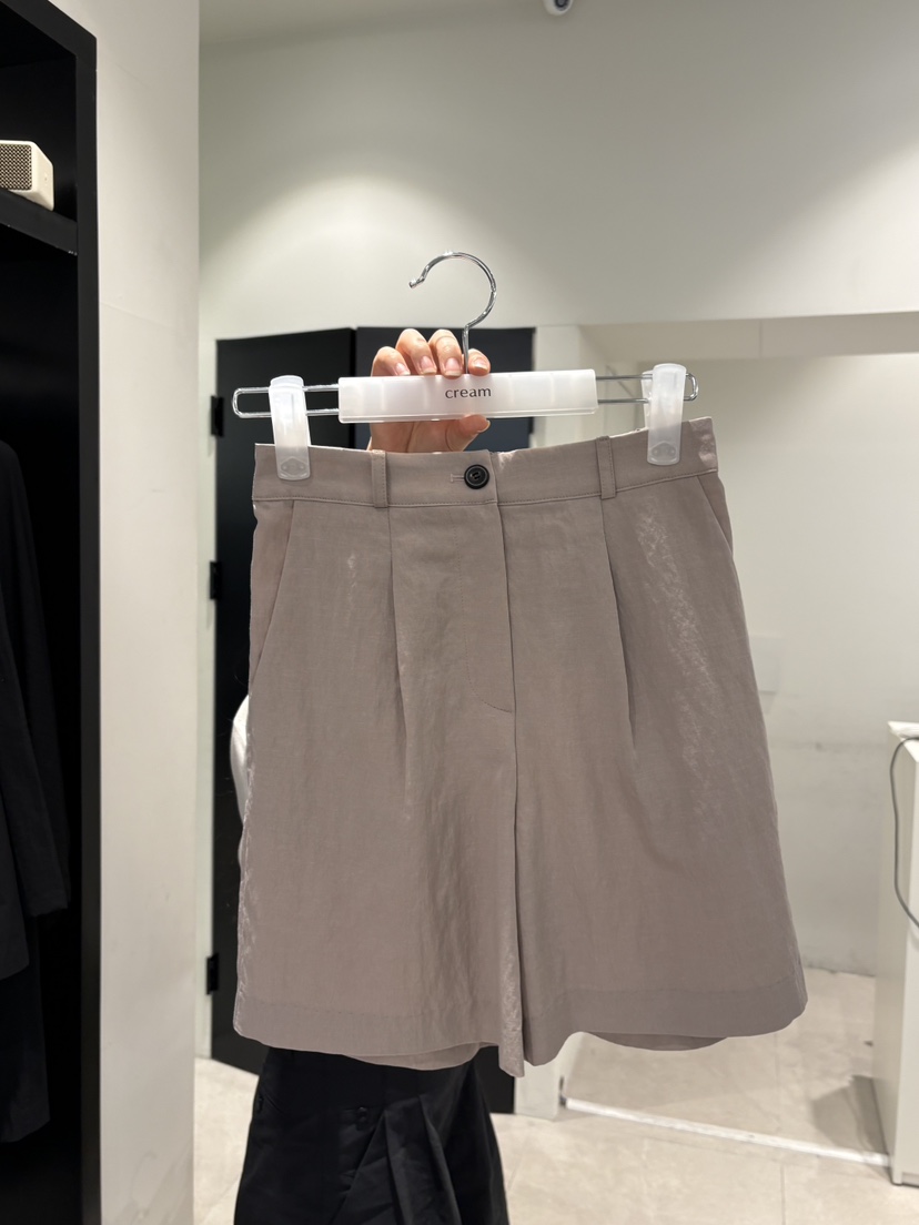 CREAM-P東大門實拍女裝新品26春夏人氣職業休閑真品短褲CREAM-P短褲圖色1