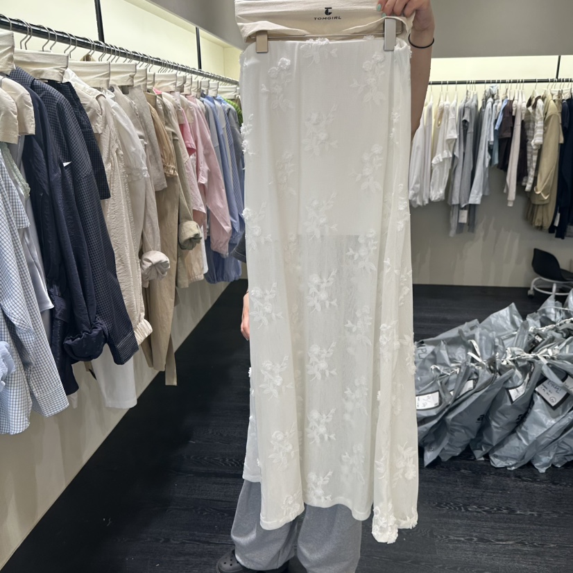 TOMGIRL韓國直郵女士新品職業時尚熱賣真品人氣推薦休閑長裙TOMGIRL長裙圖色1