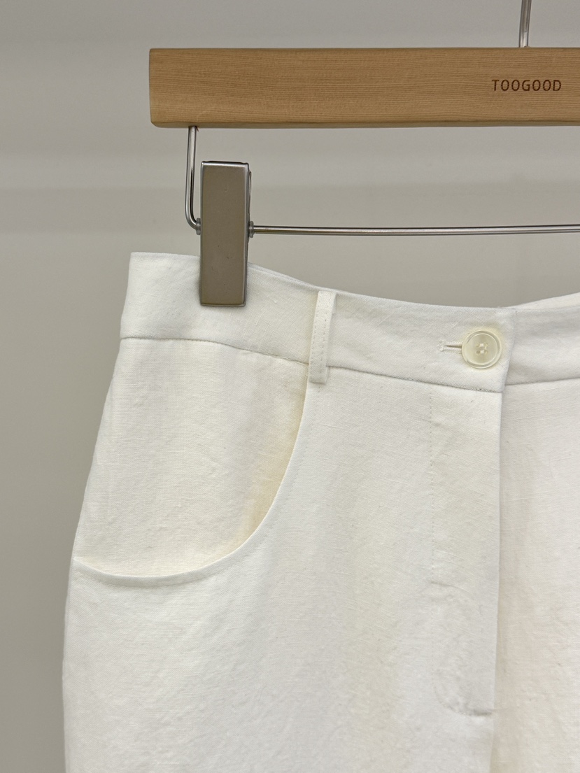 TOOGOOD韓國直郵女士新款人氣真品熱賣休閑職業休閑褲亞麻TOOGOOD休閑褲