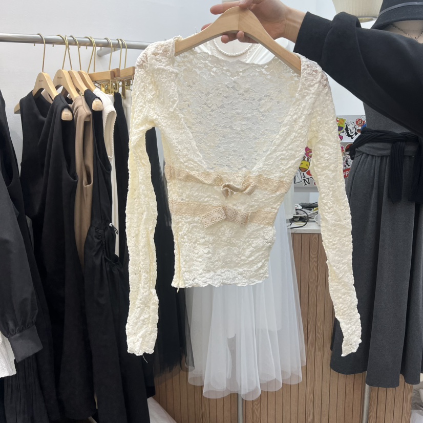 DELIGHT-Q東大門實拍女士新品時尚真品休閑職業推薦長袖T恤DELIGHT-Q長袖T恤