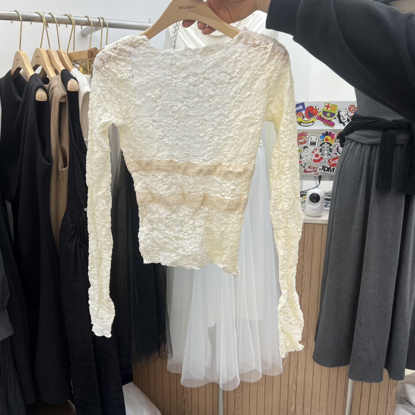 DELIGHT-Q東大門實拍女士新品時尚真品休閑職業推薦長袖T恤DELIGHT-Q長袖T恤圖色1