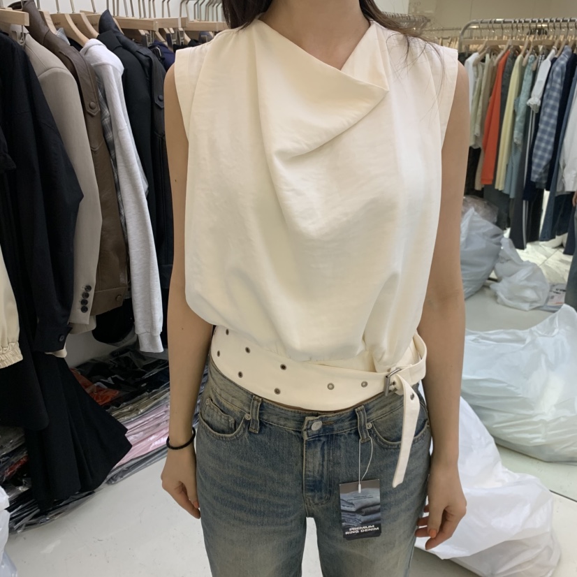 FLAUNT東大門代購女士新款真品職業時尚推薦吊帶背心腰帶FLAUNT吊帶/背心圖色1