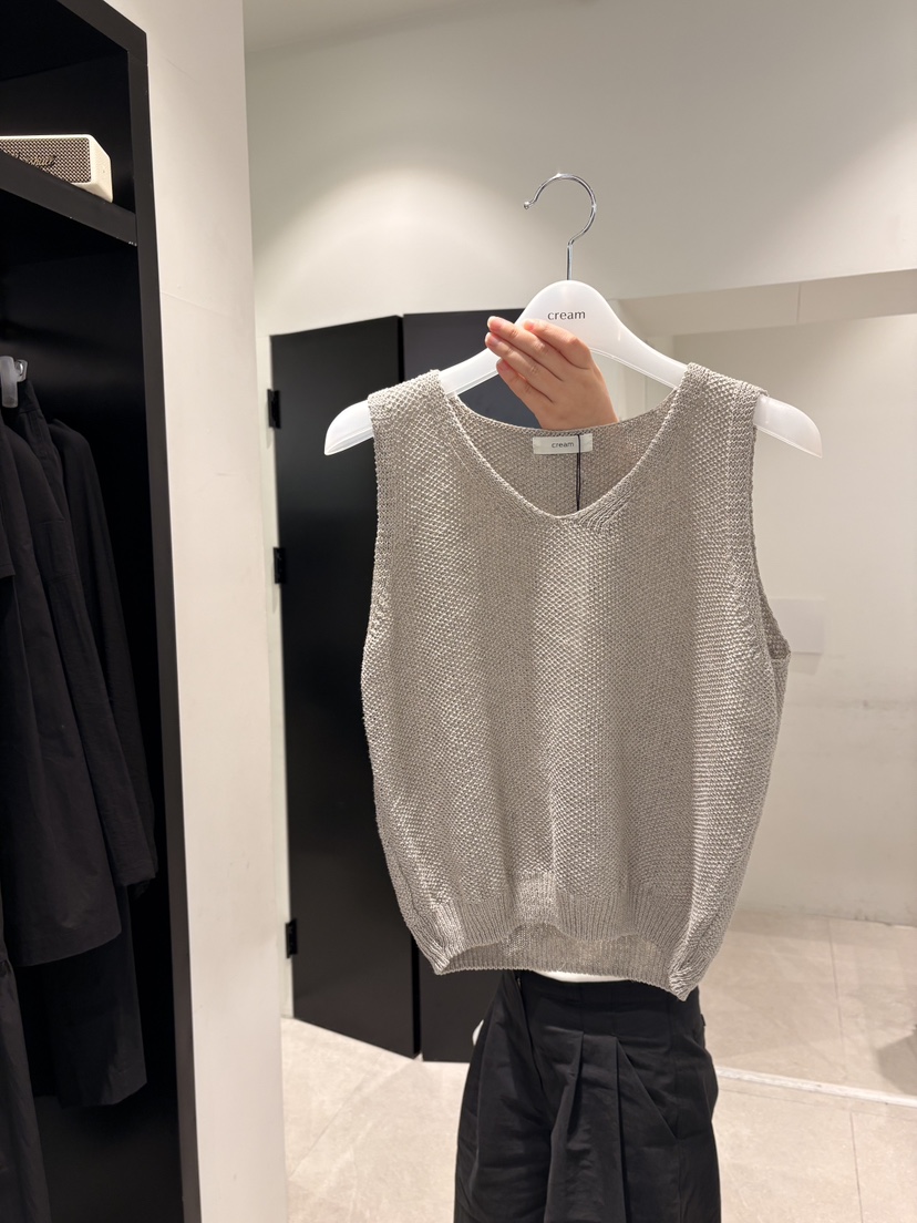 CREAM-P東大門代購女裝新款時尚職業人氣休閑真品吊帶背心CREAM-P吊帶/背心圖色2